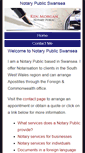 Mobile Screenshot of notarypublicswansea-kenmorgan.com